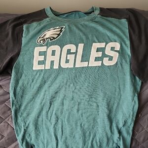 Nike Kids Eagles Teal and Black Short Sleeve Tee
